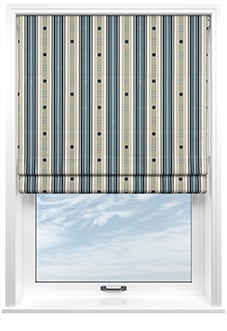 The British Stripe Co. William, Polzeath No.1 - Roman Blind